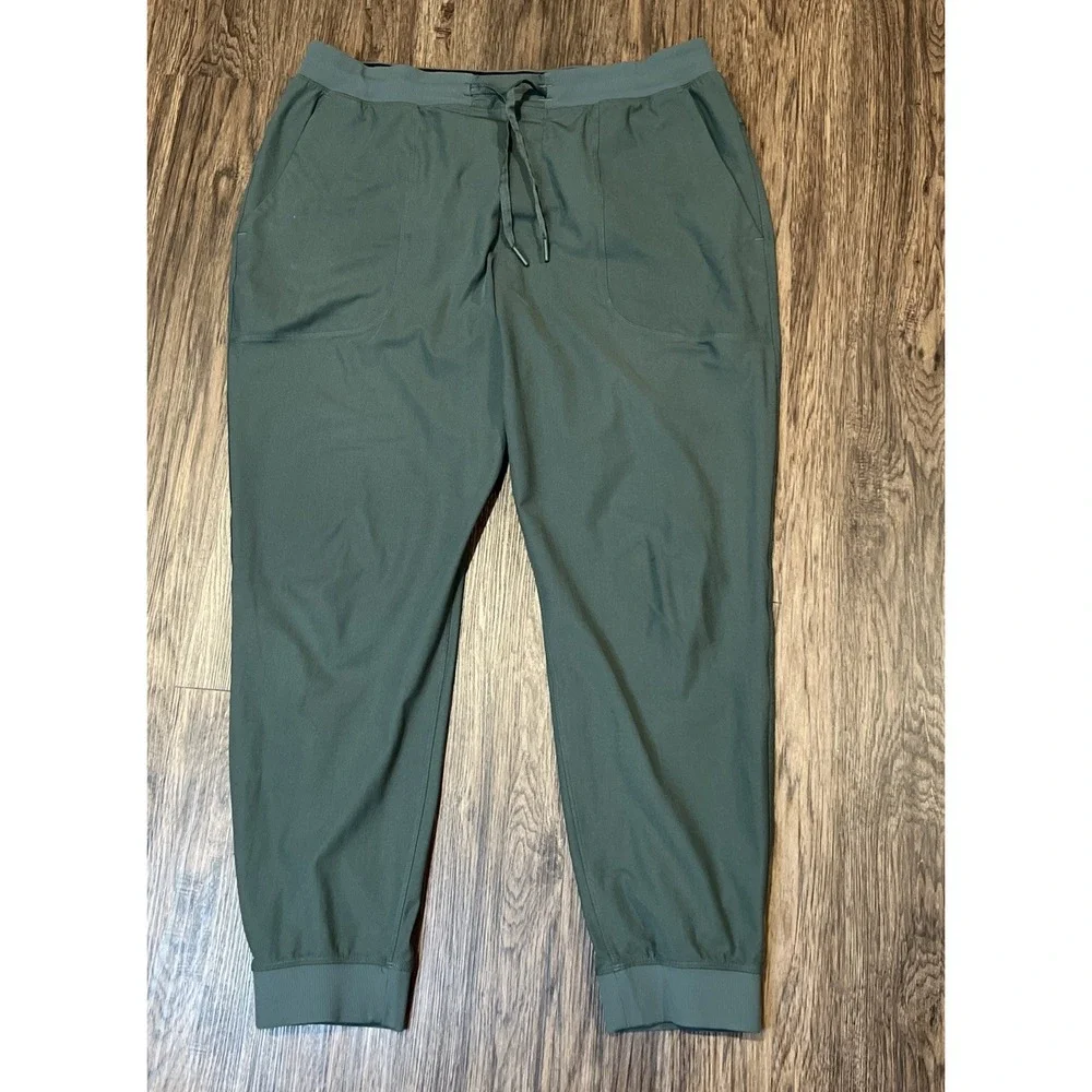 Lululemon Mens ABC Warpstreme Jogger Athletic Pants Color Green Size XL READ
